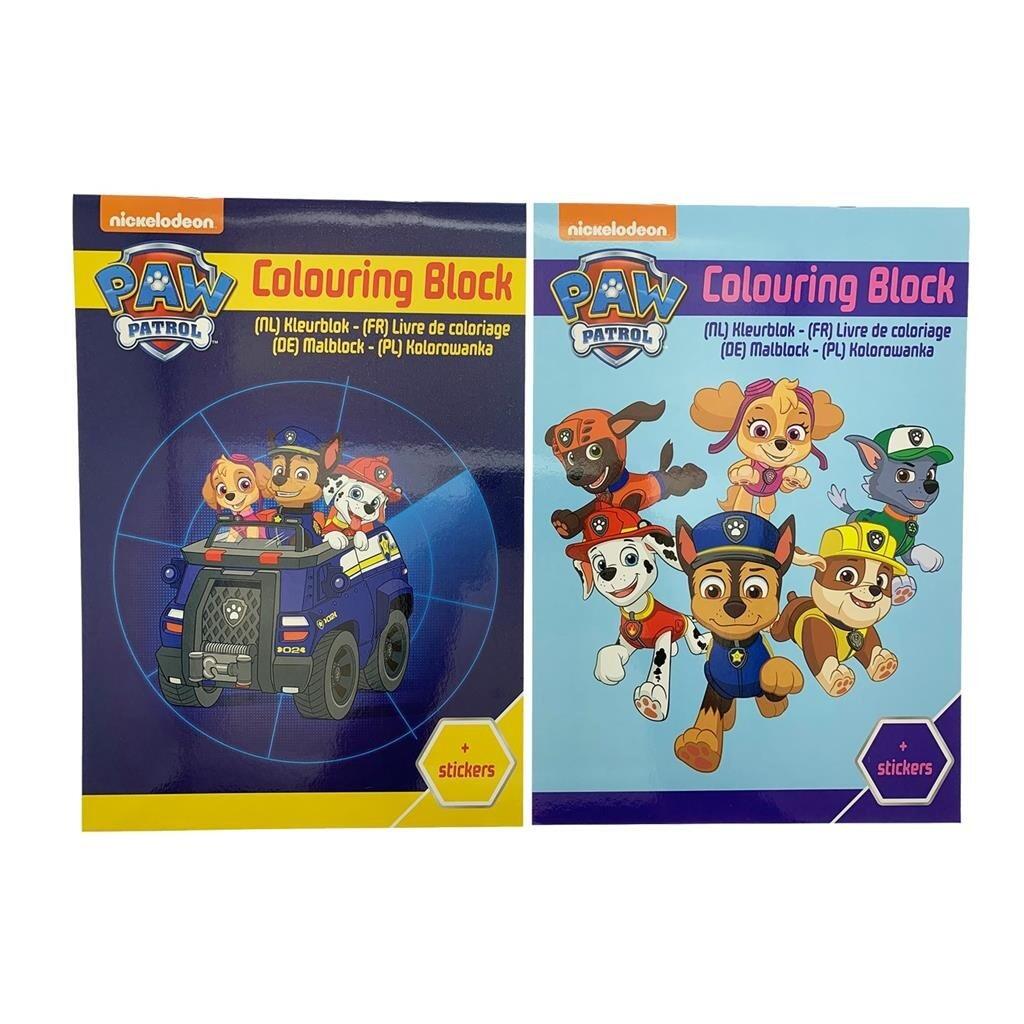 PAW PATROL Paw Patrol Kleurboek met Stickers