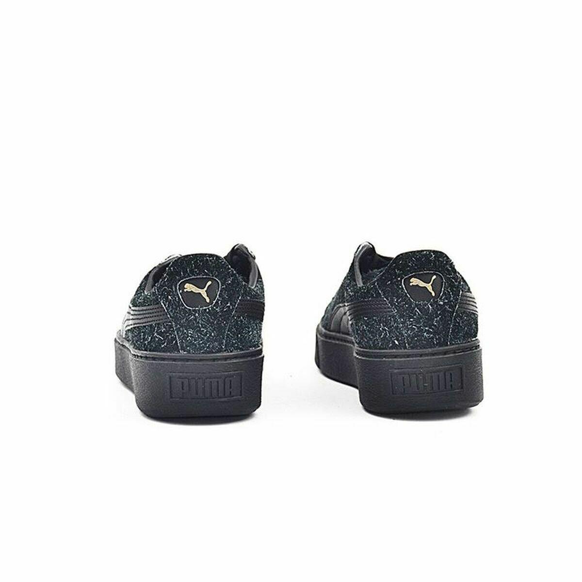 Chaussures de sport pour femme Puma Suede Platform Eletal Noir 5/5