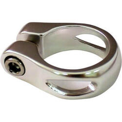 Collier de tige de selle Union 31,8 mm fente argent - léger et durable