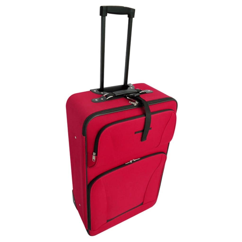 VidaXL Reisbagage set rood 5-delig 3/3