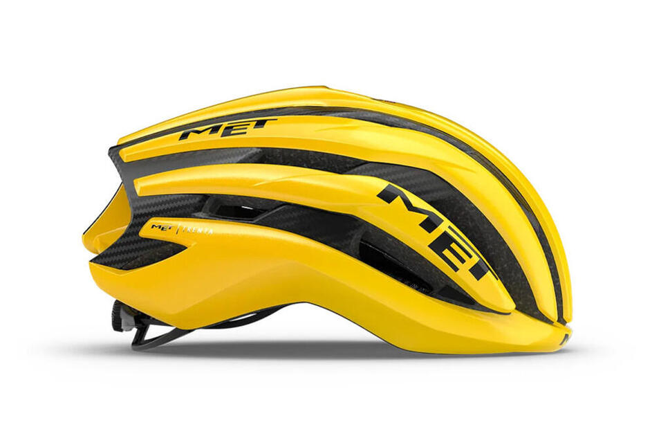 Kask rowerowy szosowy Met Trenta 3K Carbon Mips Jaune Limited Edition