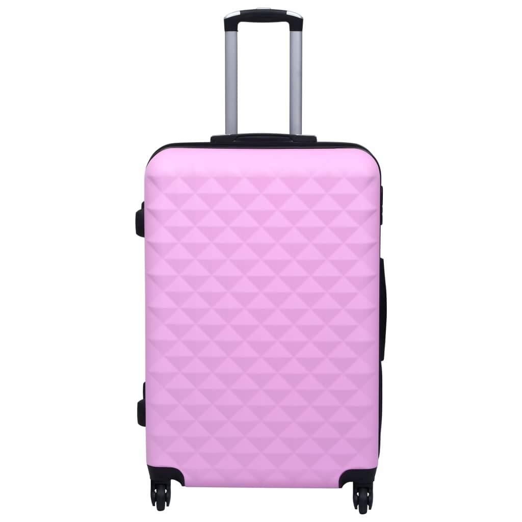Vidaxl 2-teiliger rosa Hartes Gepäckset für Ihre Reisen 2/4