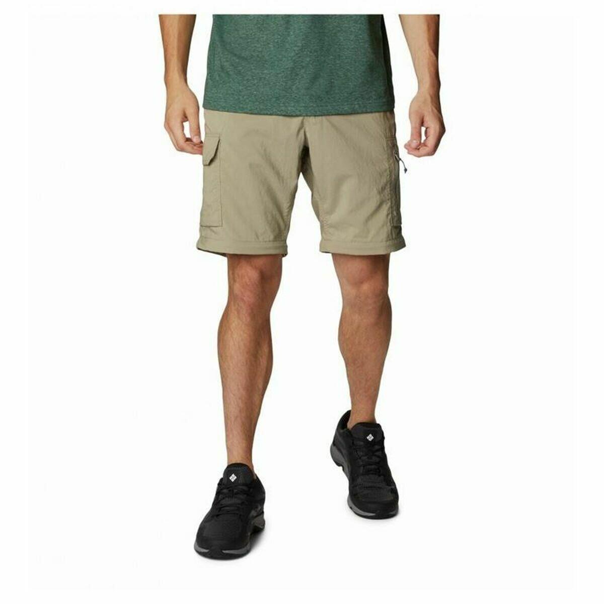 Calças Desportivas Montanha Columbia Silver Ridge Utility Convertible Castanho 4/5
