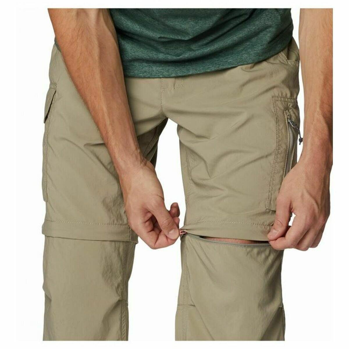 Calças Desportivas Montanha Columbia Silver Ridge Utility Convertible Castanho 3/5