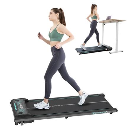 CITYSPORTS WP6 Tapis de Course Electrique 440W Vitesse 1.0- 6.0km/h Noir Vert
