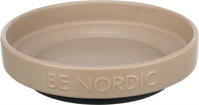 Trixie Voerbak Hond Food Keramiek Wit / Zwart 2,6 Ltr 25 Cm