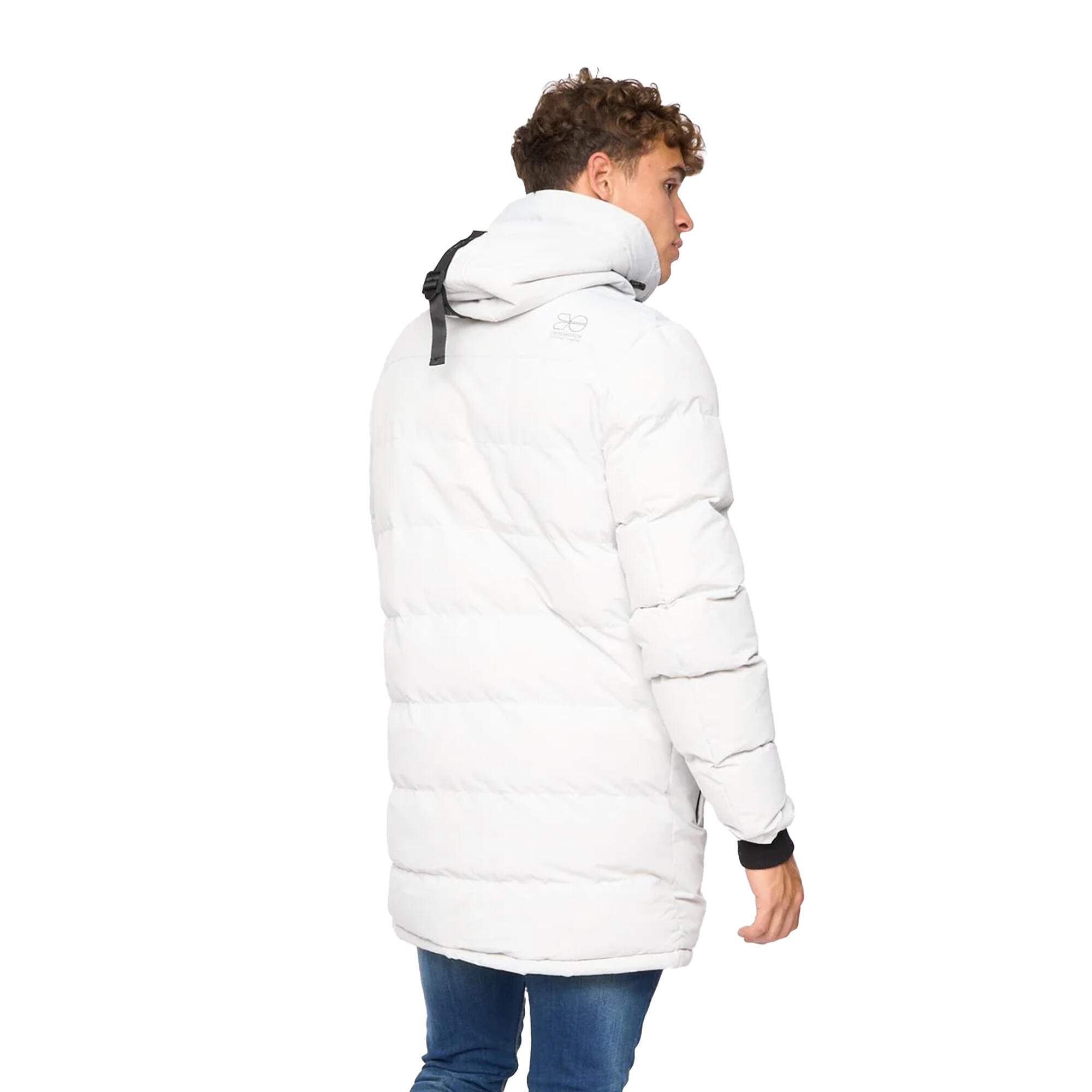 "Milwaka" Steppjacke für Herren Grau/Rosa 3/4