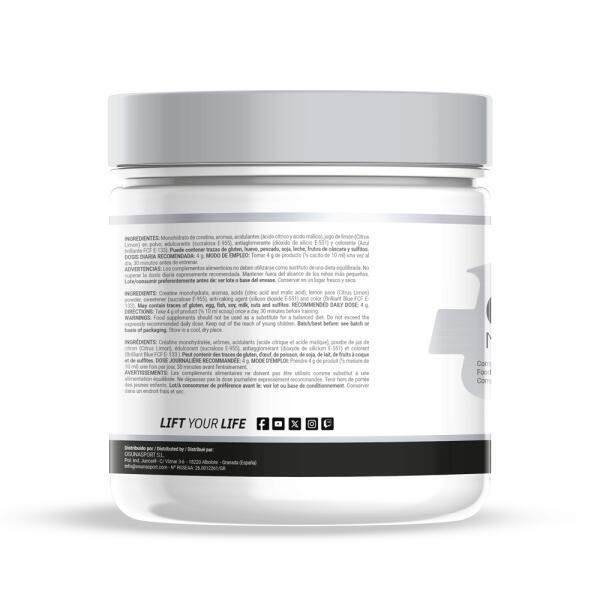 Creatina Monoidrato (Creapure®) - 300 g Blue Dragon MASMUSCULO 5/6