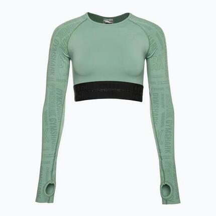 Langarm-Trainingsoberteil Gymshark Vision Crop Top für Damen