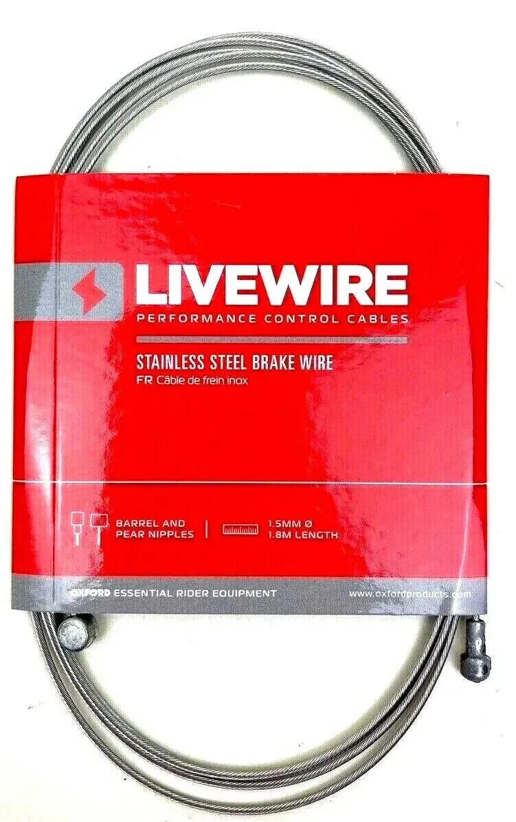 OXFORD Livewire Stainless Steel Brake Wire 1.5mm x 1.8m