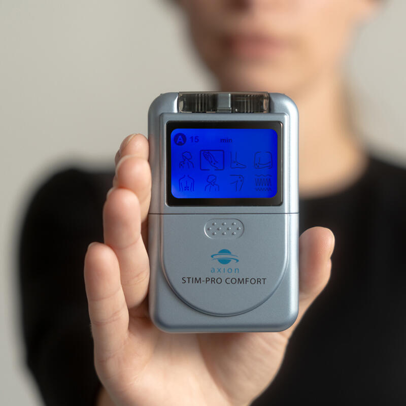 Electroestimulador axion STIM-PRO Comfort - com 4 eléctrodos 5x5 cm