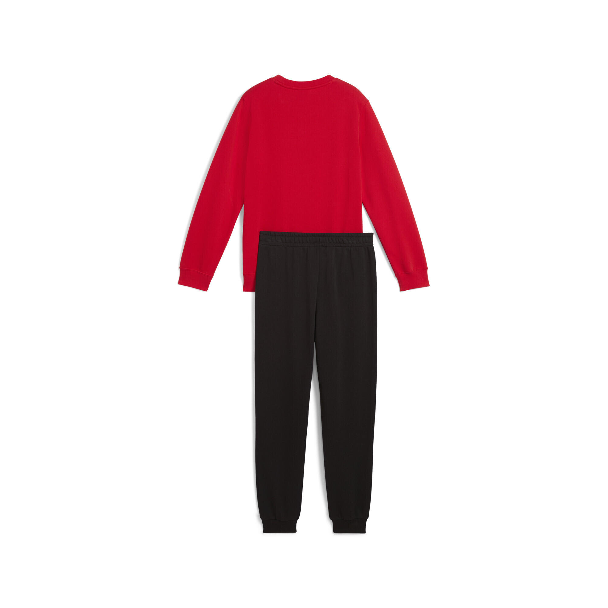 Essentials No. 1 Logo Crew Trainingsanzug Jungen PUMA For All Time Red 5/8