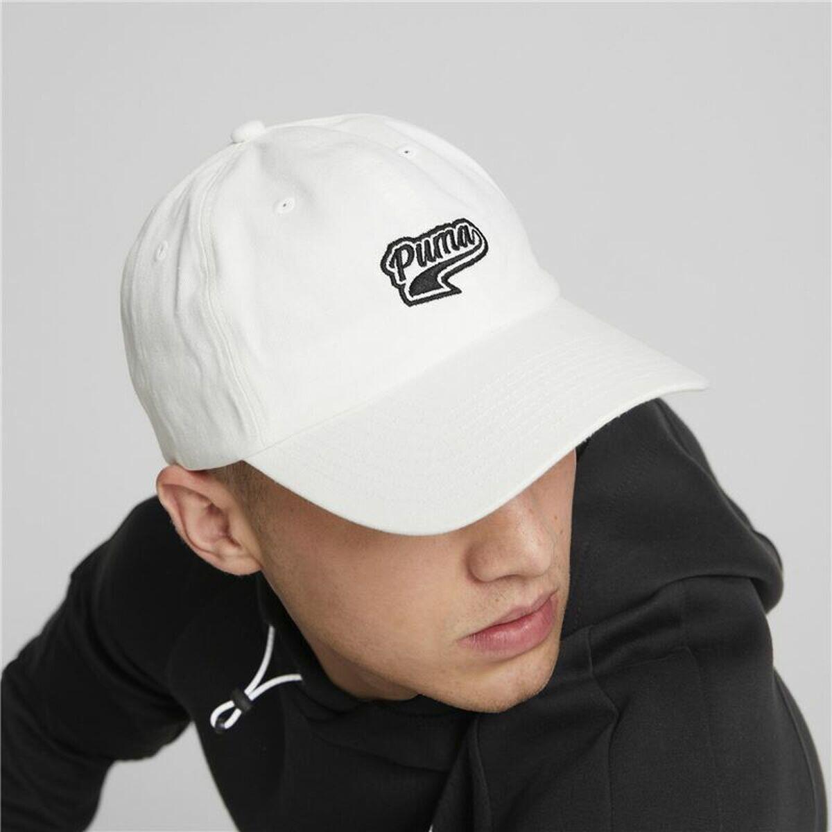 Casquette de Sport Puma Script Logo Blanc 4/5