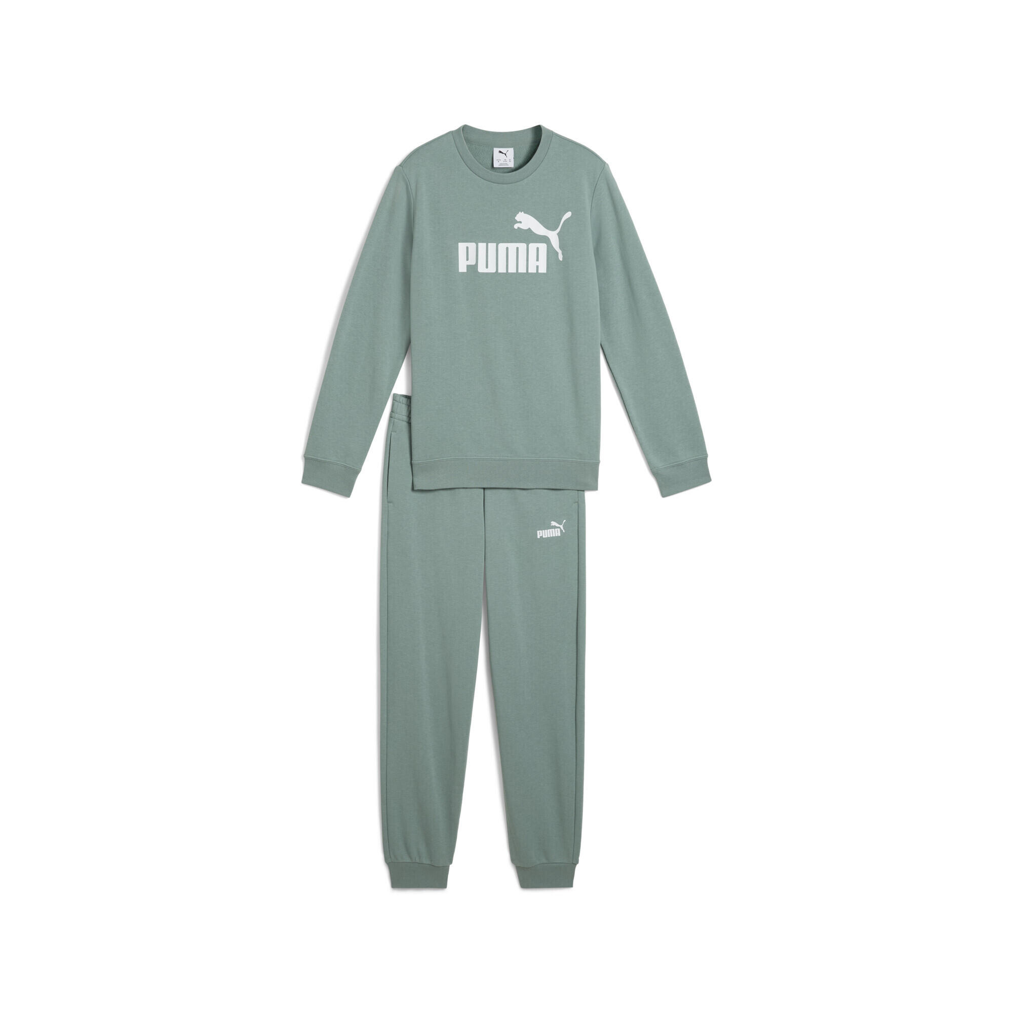 Fato-de-treino Infantil Essentials No. 1 Logo Crew PUMA Green Moon