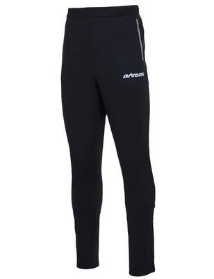 Herren Winter Thermo Laufhose Lang Pro Team Schwarz Silber