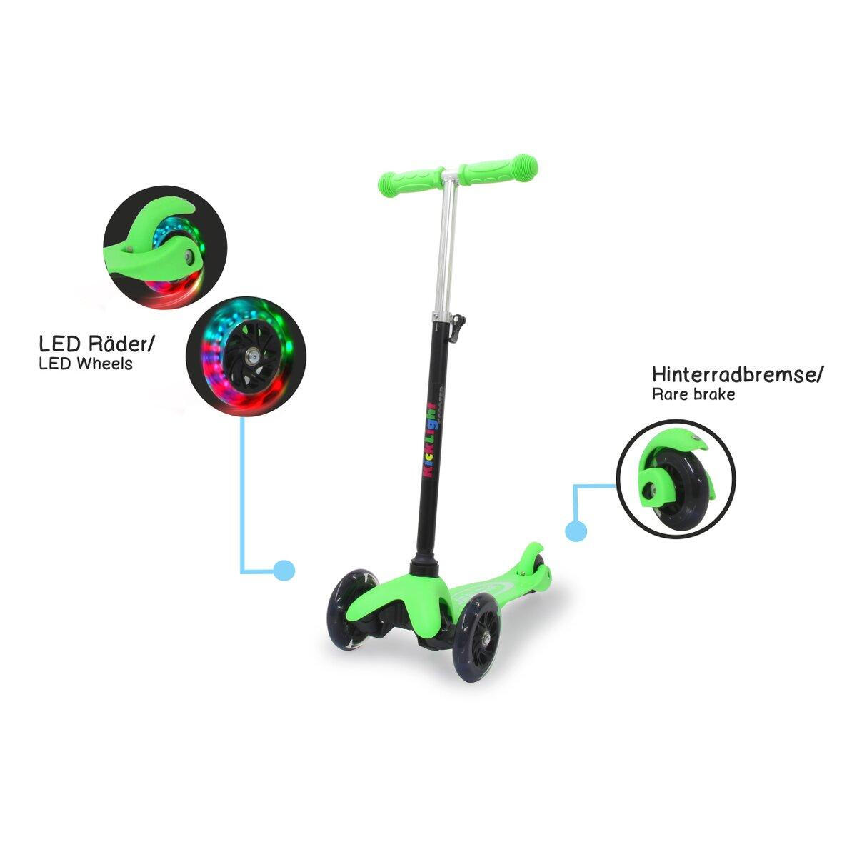KickLight Scooter - couleur vert 2/4