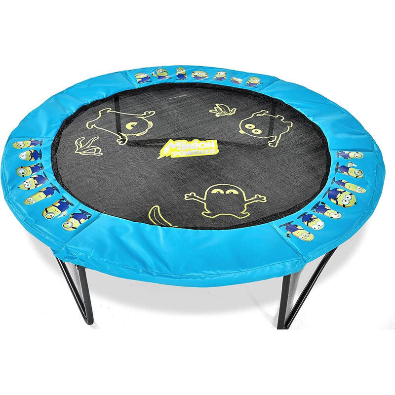 Trampoline junior Minions 4,5" et filet de sécurité