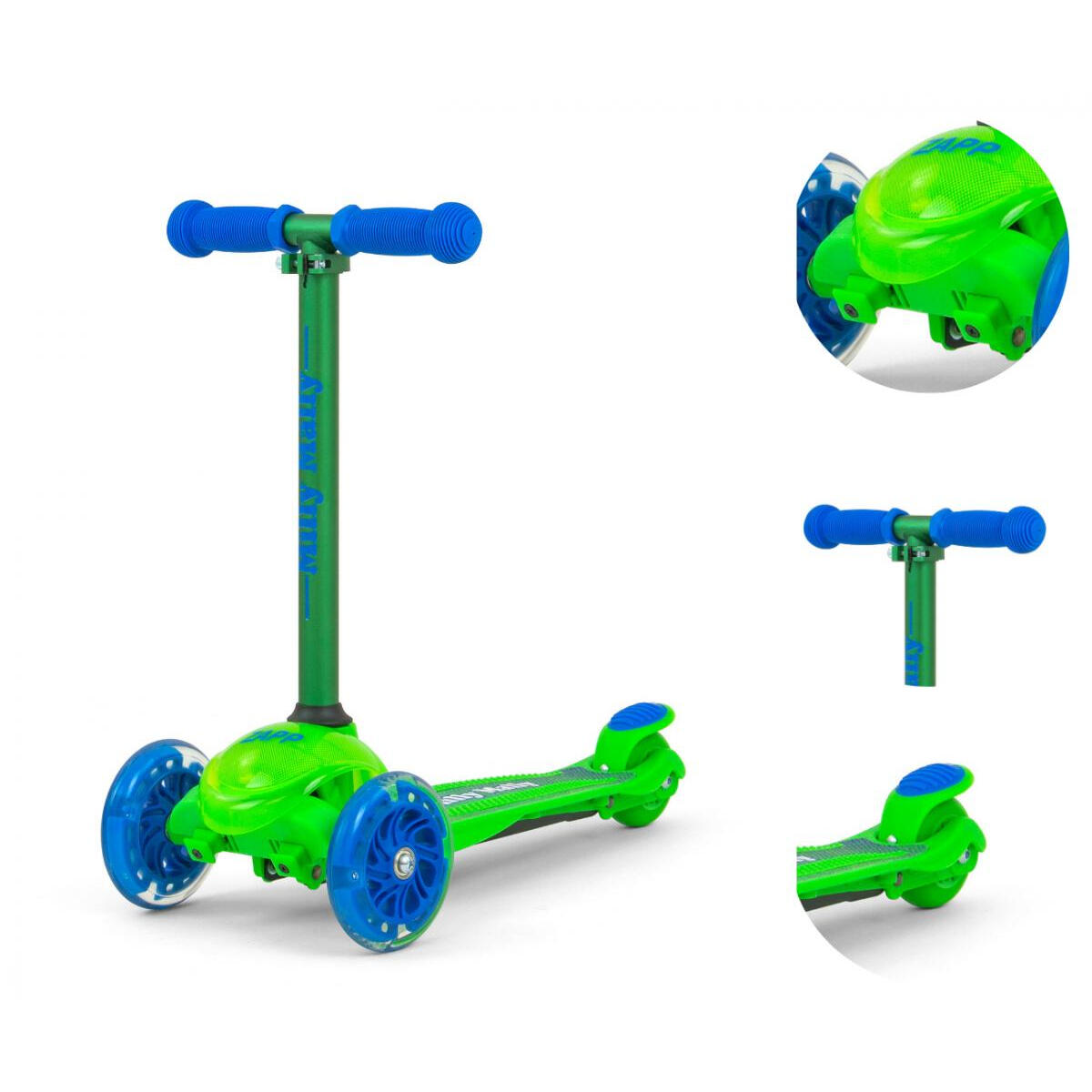 Milly Mally Scooter Zapp Green 2/5