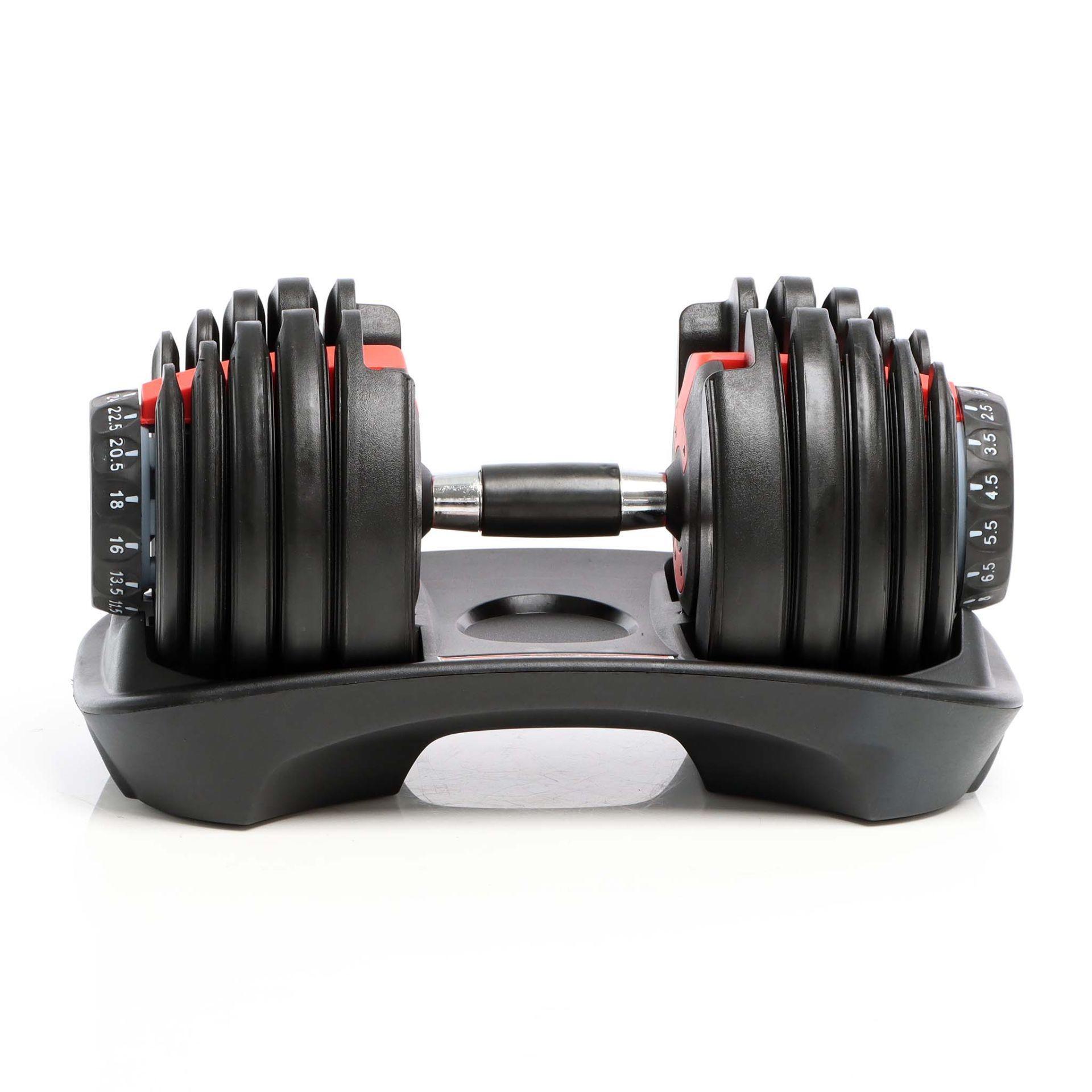 Coppia Manubri Pesi Palestra Casa Da 2.5 A 24 Kg - 15 Livelli Regolabili Set Con 4/7