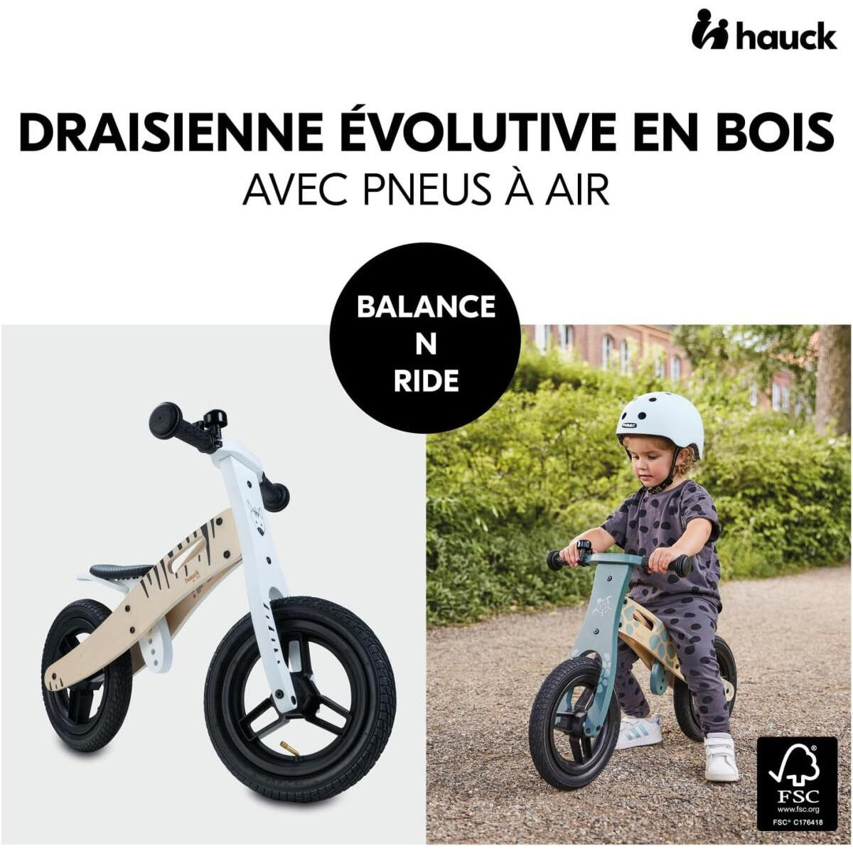 Draisienne Balance N Ride zèbre 2/2
