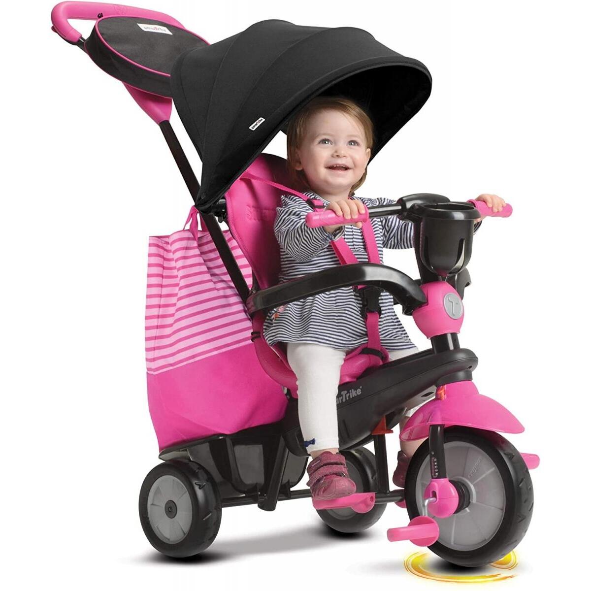 SmarTrike Tricycle Swing DLX 4 en 1 Rose 3/4
