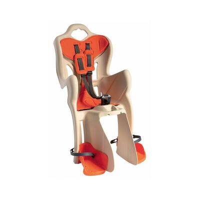 Bellelli b-one standard babyfietsstoel beige/oranje