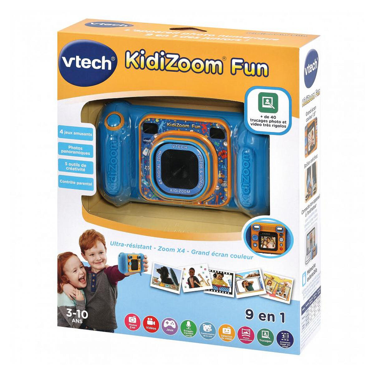 Vtech - Kidizoom Fun Bleu Appareil Photo - Appareil Photo - Jaune - No Size - Decathlon