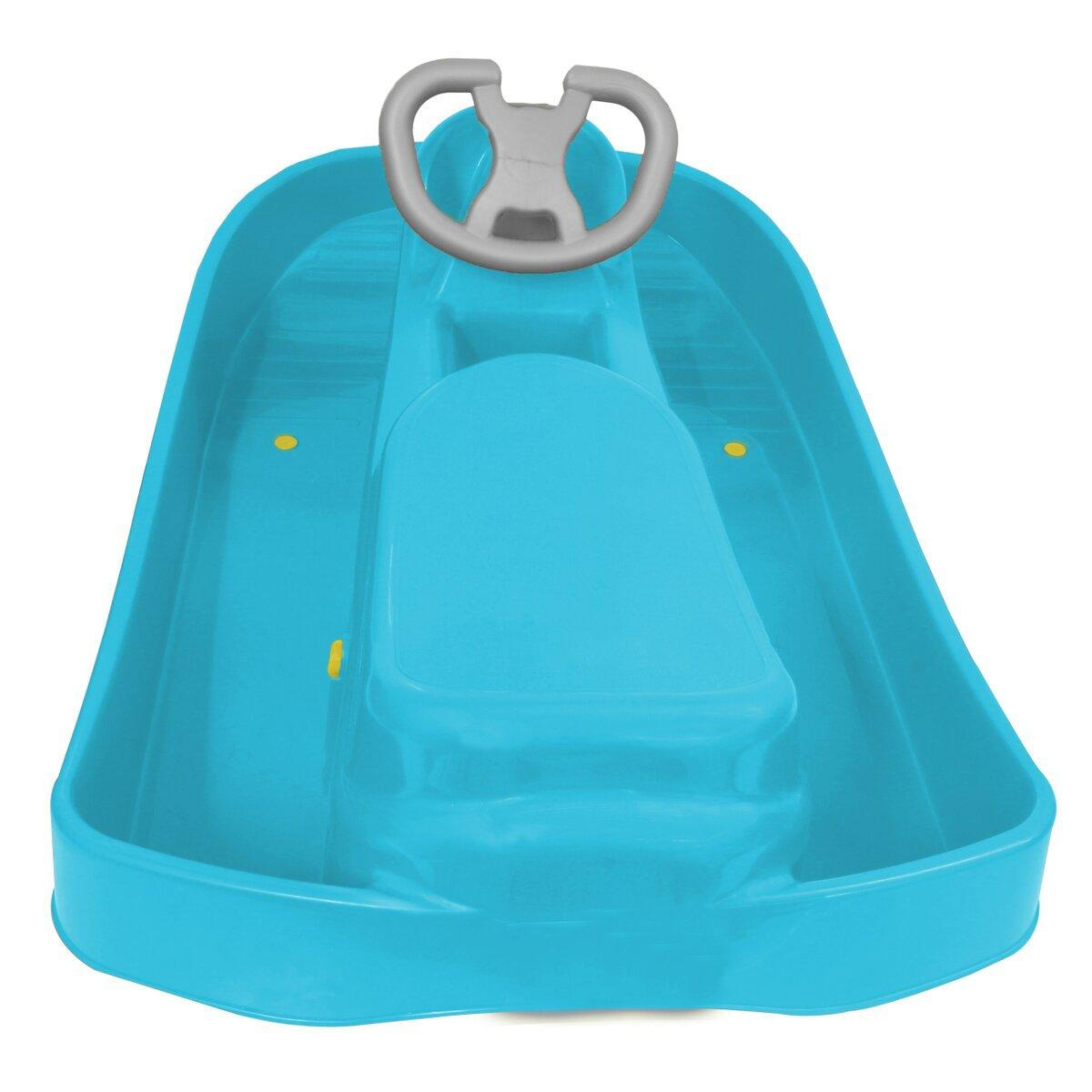 Snow Play Bob Ralley 100 cm bleu avec volant et frein 2/3