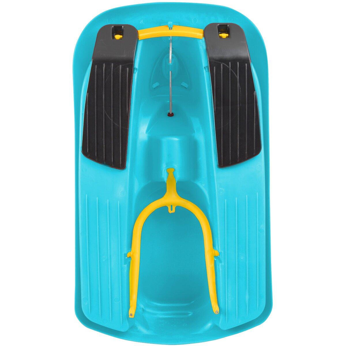 Snow Play Bob Ralley 100 cm bleu avec volant et frein 3/3
