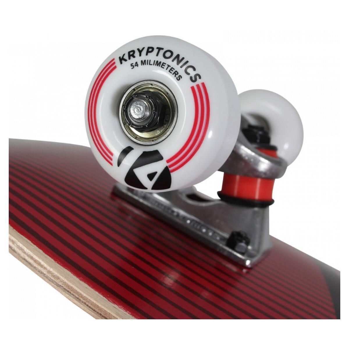 Monopatín Kryptonics de 80 cm, serie estrella, color rojo cali. 2/4