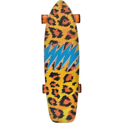 Cruiser - Skateboard - Kinderen - 7-laags esdoorn deck - Jungle Riot - Geel