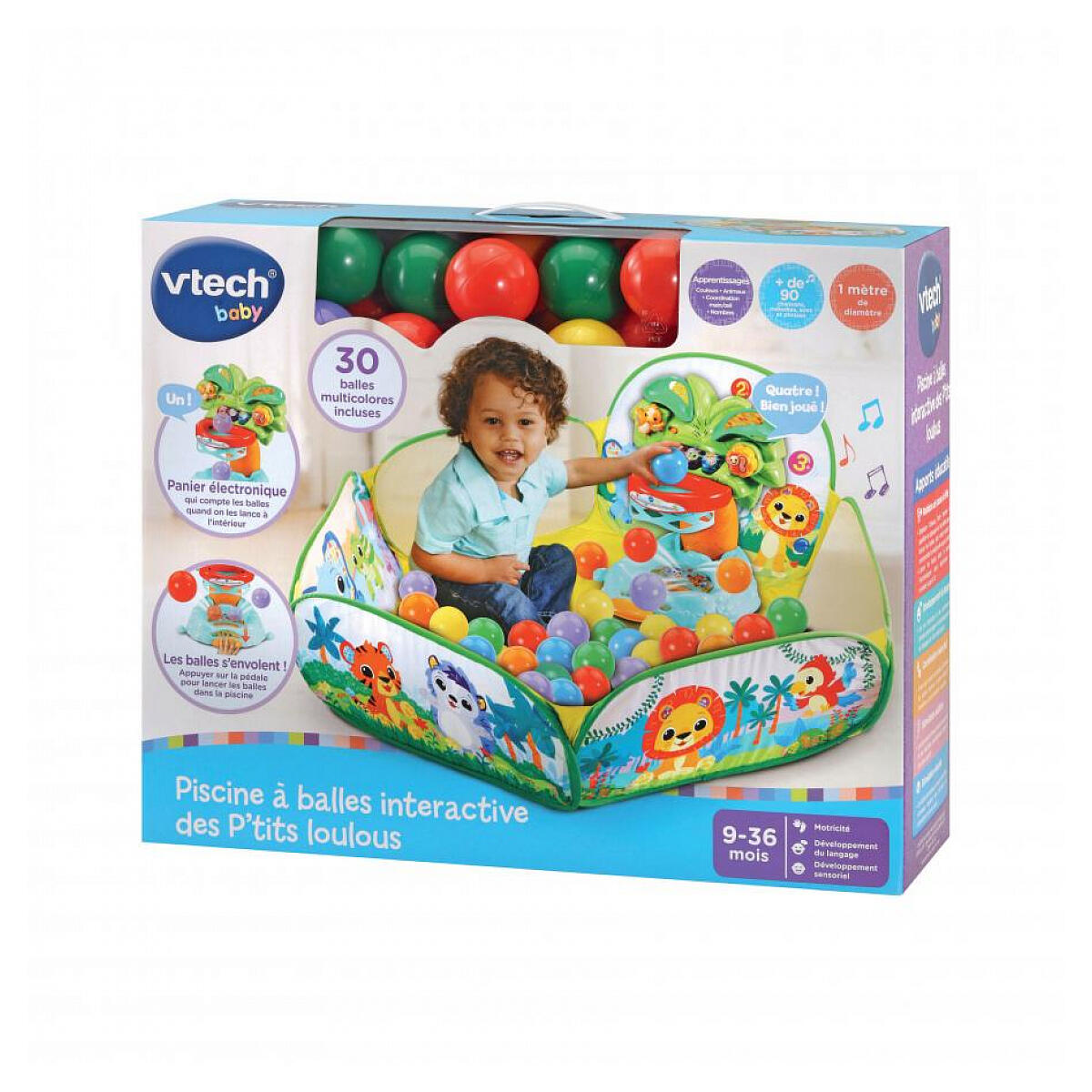 Vtech - Piscine À Balles Interactive Des P'Tits Loulous - Aire De Jeu - Bleu - Taille Unique - Decathlon