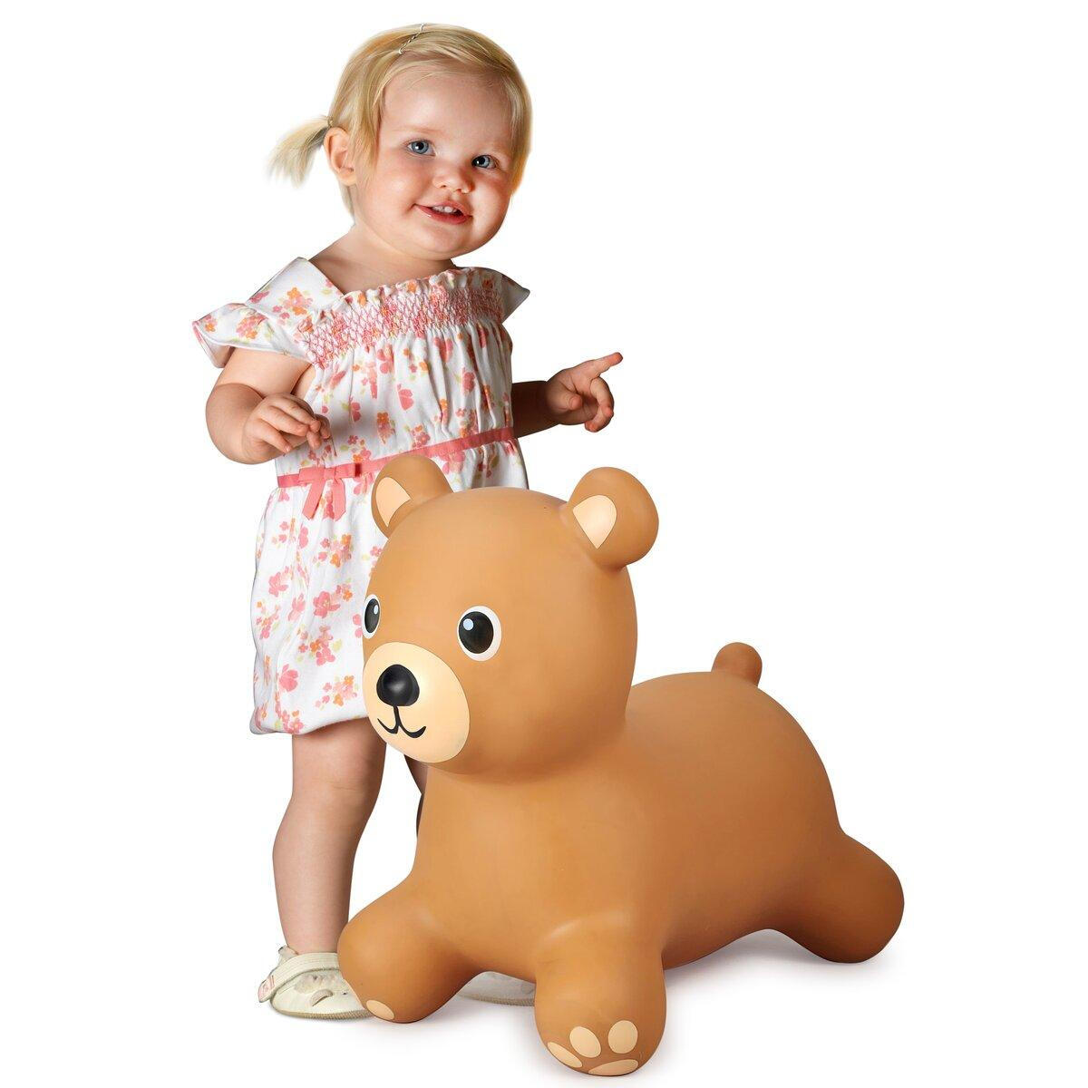 Ours animal rebondissant avec pompe 4/4