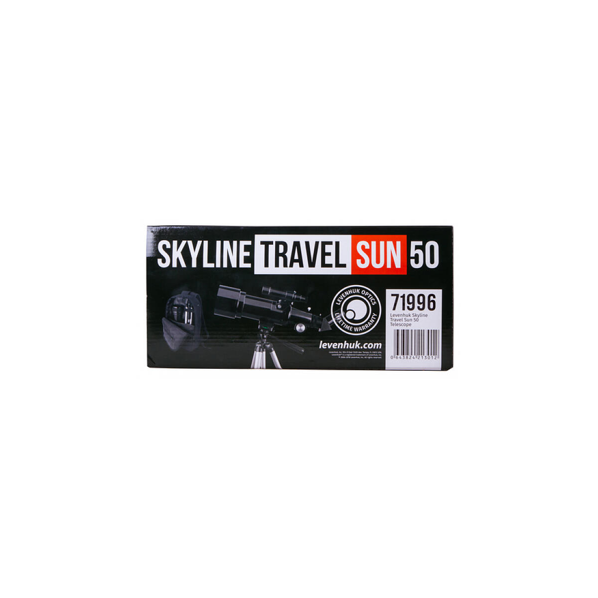 Levenhuk Skyline Travel Sun 50 Réfracteur 135x Noir, Argent 3/4