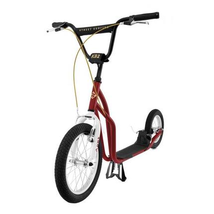 Trottinette - enfant et adulte - K-Bike KB2 - Bordeaux/blanc