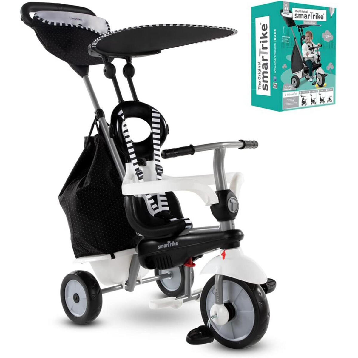 Smartrike Vanilla Plus  Black  and  White 2/3