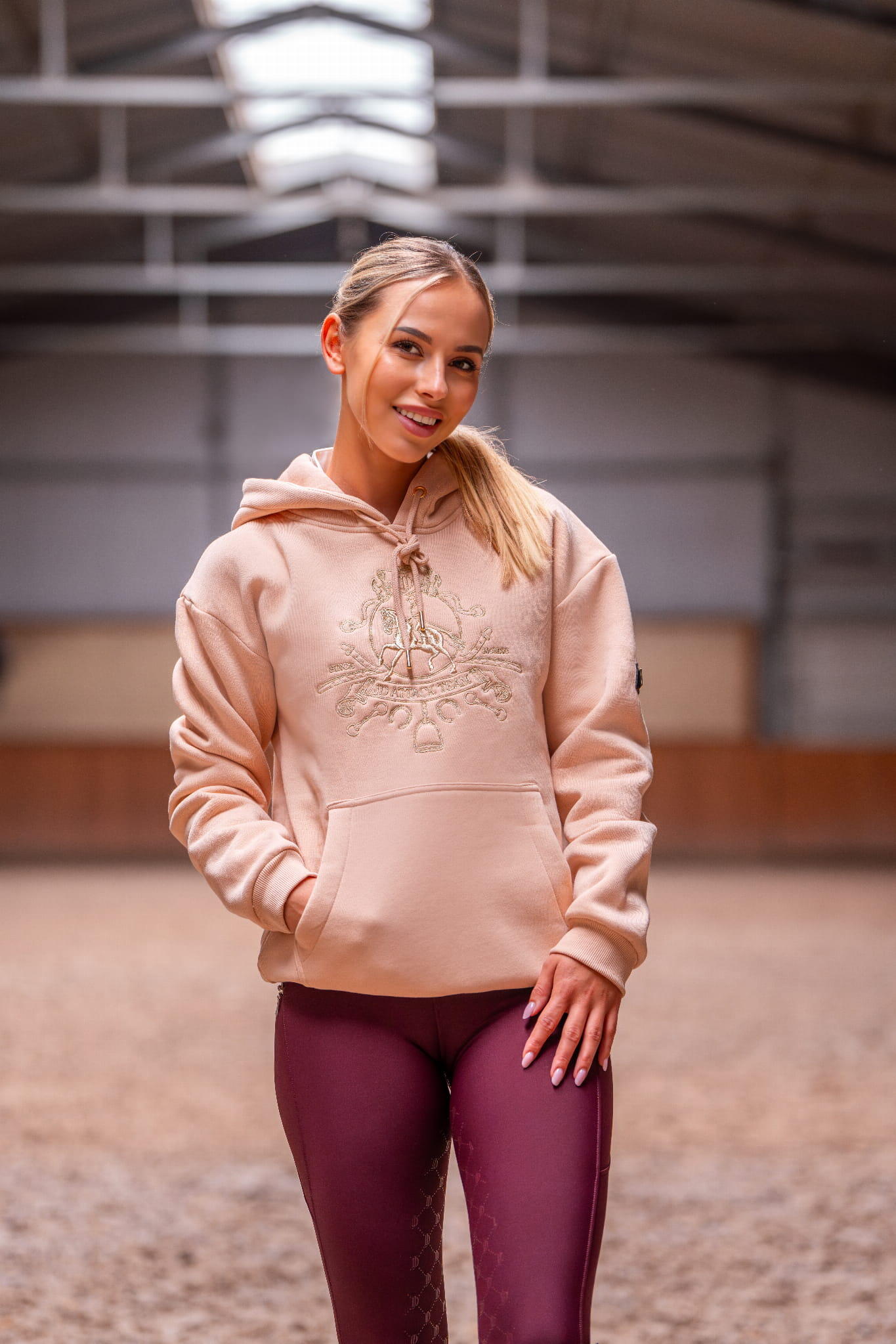 Paardrijsweatshirt Royal 2/2