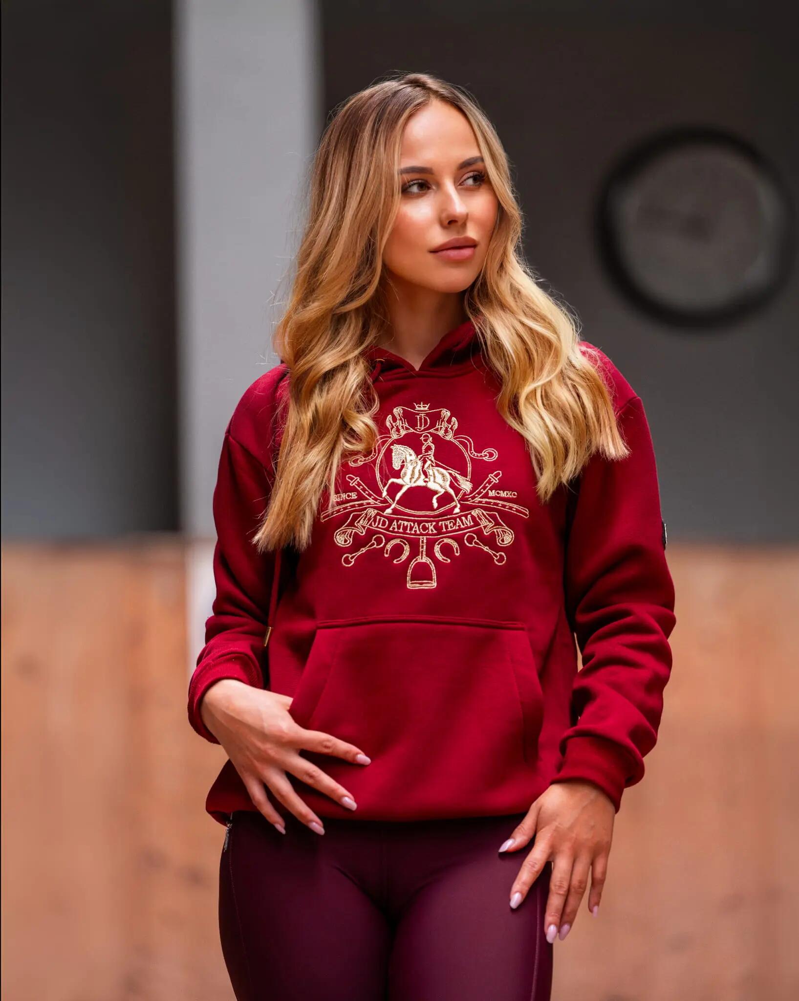 Royal Sudadera Hípica Mujer Burdeos S 2/7