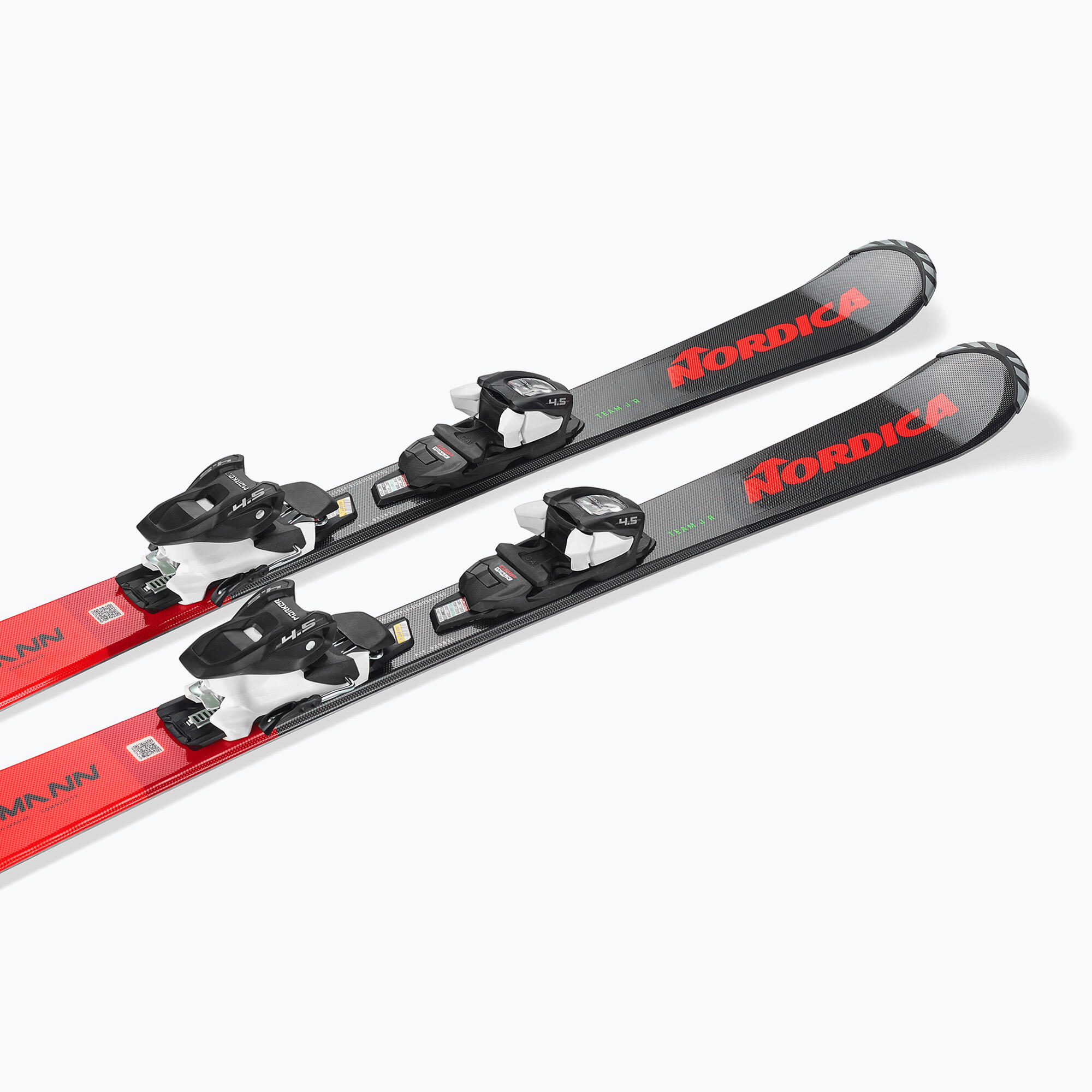 Pack De Ski Team J R Fdt (70-90) + Fixations Jr 4.5 Fdt Garçon 5/5
