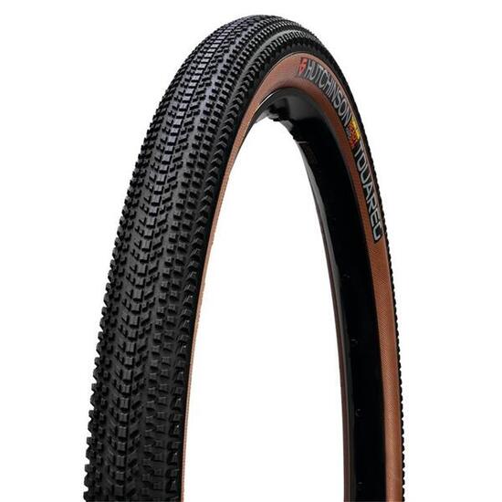 Pneu Gravel Hutchinson Touareg 700mm Tubeless Ready Souple Hardskin Flancs Beige