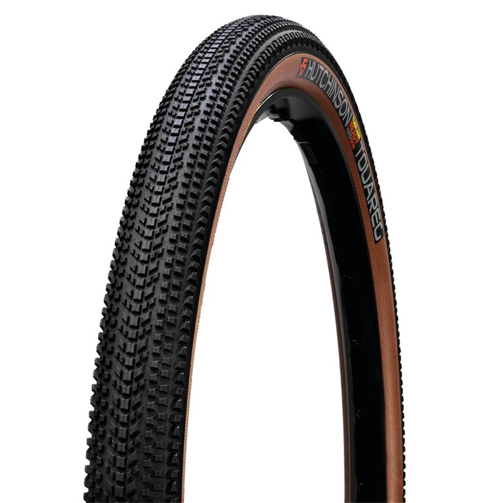 Hutchinson - Pneu Gravel Hutchinson Touareg 700mm Tubeless Ready Souple Hardskin Flancs Beige - Pneu - Marron|noir - Decathlon