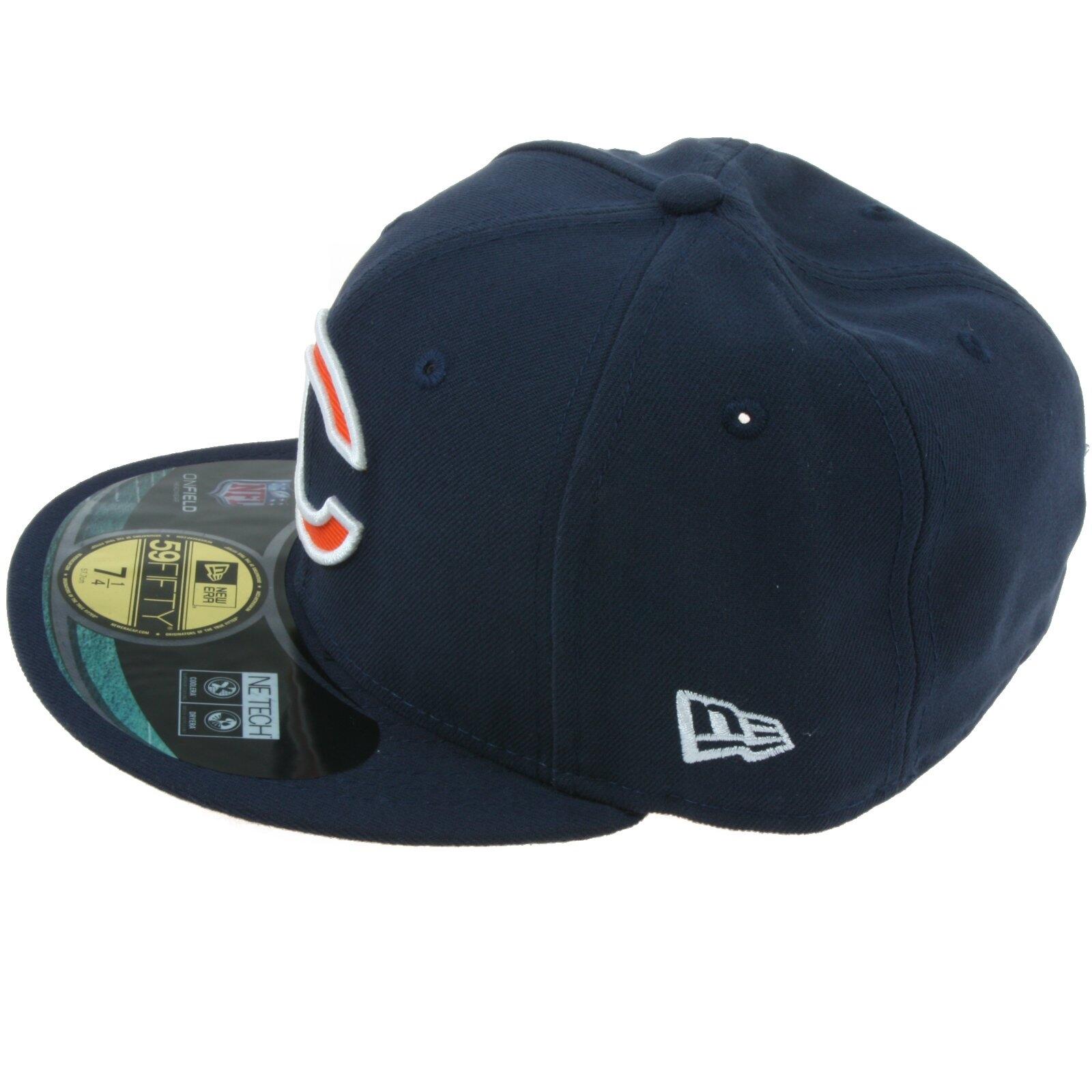 New Era Unisex Baseball Cap Chicago Bears on Field, Marineblau 2/3