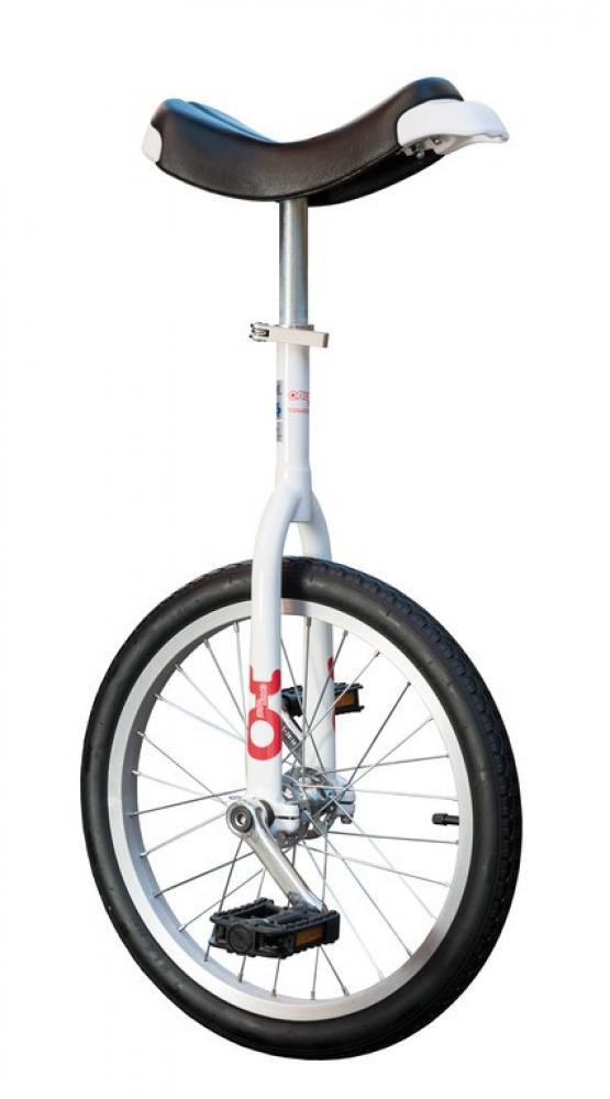 QU-AX Einrad OnlyOne 18", weiss, Alufelge, Reifen schwarz 2/2