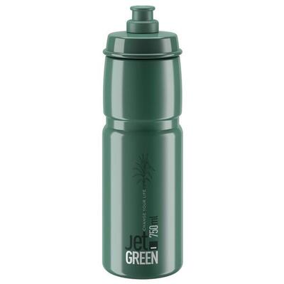 Borraccia Elite Jet Green con logo bianco 750 ml