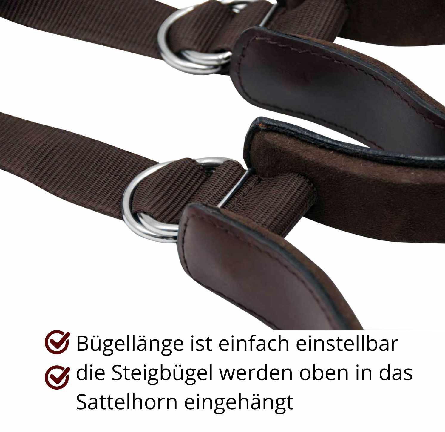 Reitsport Amesbichler Western Steigbügel 3/4