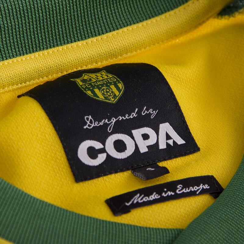 Koszulka retro piłkarska dla dorosłych - FC Nantes 1978-79 - Żółta
