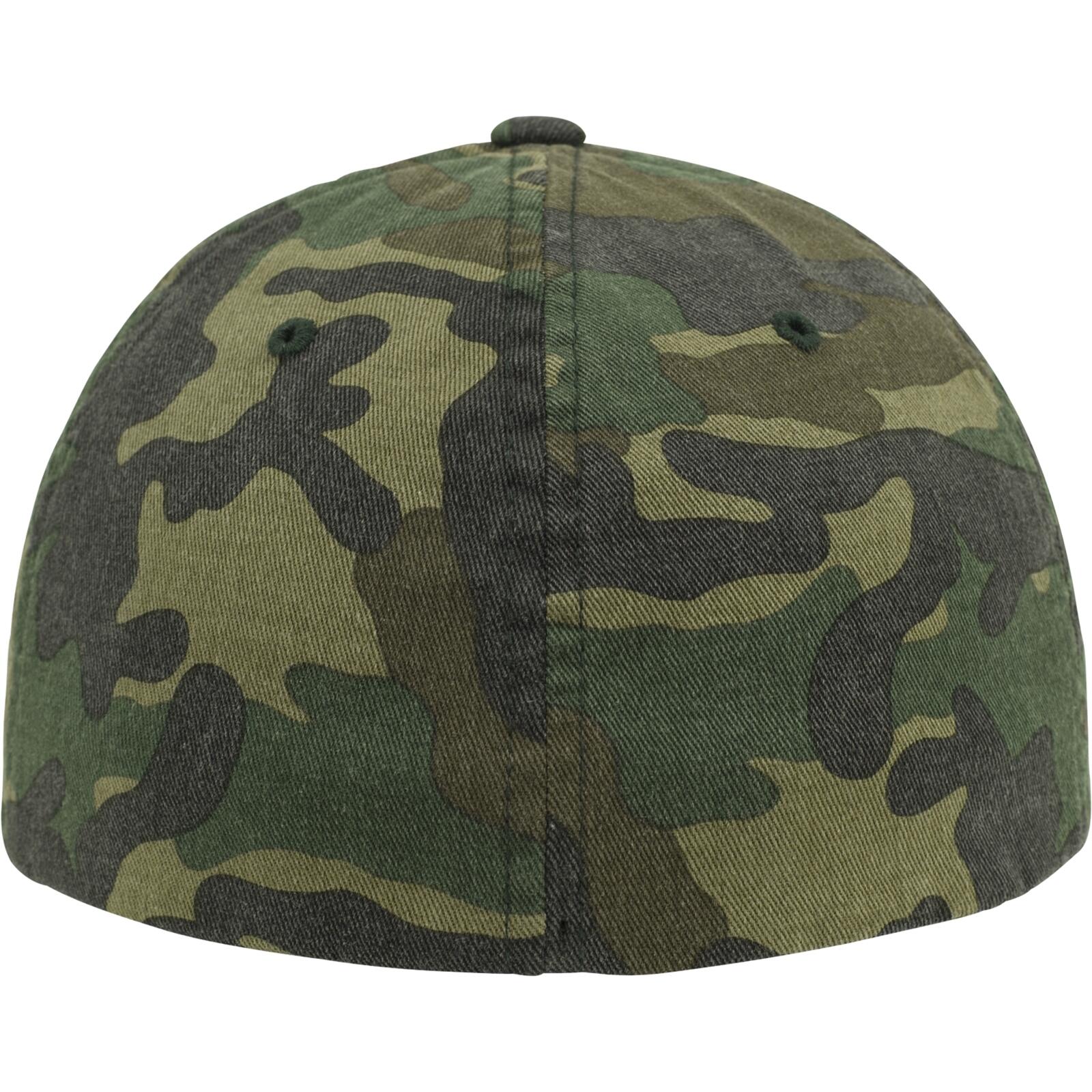 Flexfit Garment Washed Camo woodland, L/XL 6/7