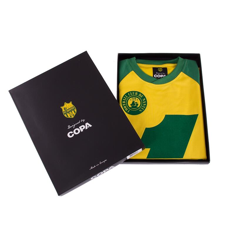Koszulka retro piłkarska dla dorosłych - FC Nantes 1978-79 - Żółta