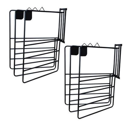 AMKA Pferdedeckenhalter 3 Arme Set mit 2 Stück für 6 Pferdedecken schwenkbar