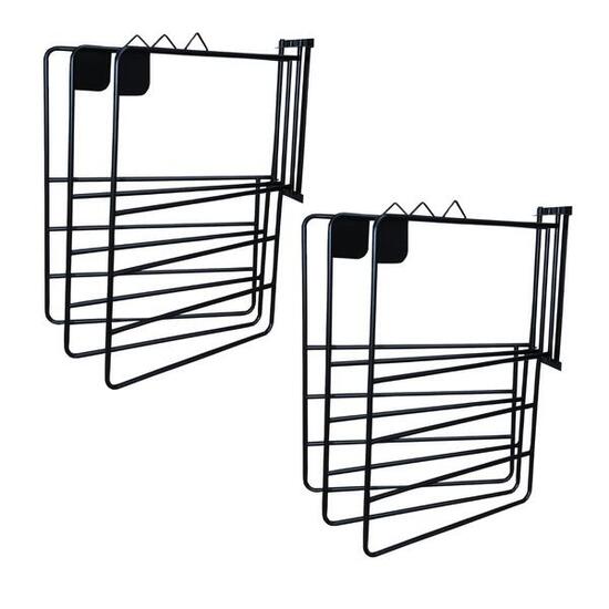 AMKA Pferdedeckenhalter 3 Arme Set mit 2 Stück für 6 Pferdedecken schwenkbar